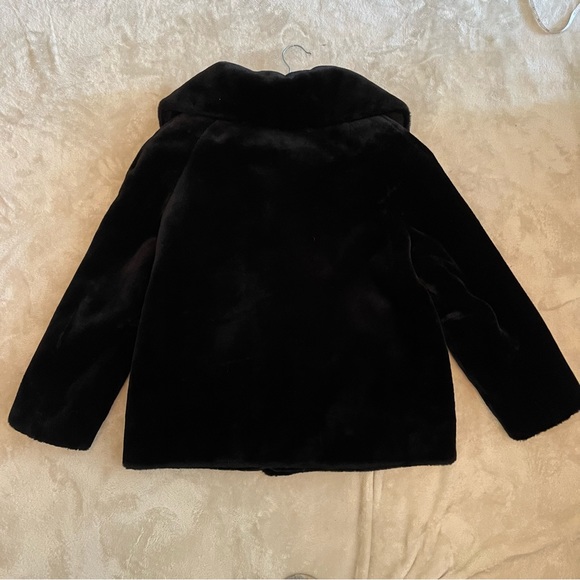 Neseal of Nestels - Vintage Black faux-fur 1960s style coat - Picture 6 of 8
